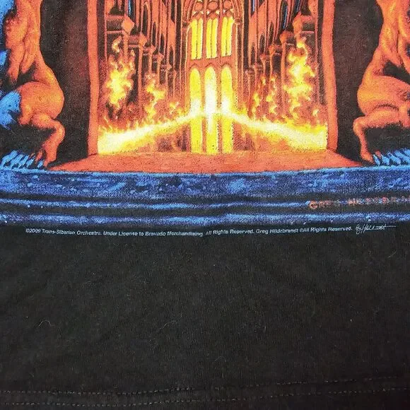 Trans Siberian Orchestra Tshirt Small Night Castle Tour 2009 Music Classical Y2K - Picture 3 of 12